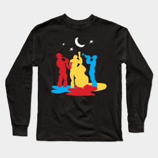 Jazz Band Modern Style Long Sleeve T-Shirt